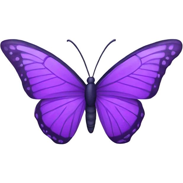 Purple butterfly emoji