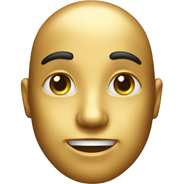 Golden heart emoji