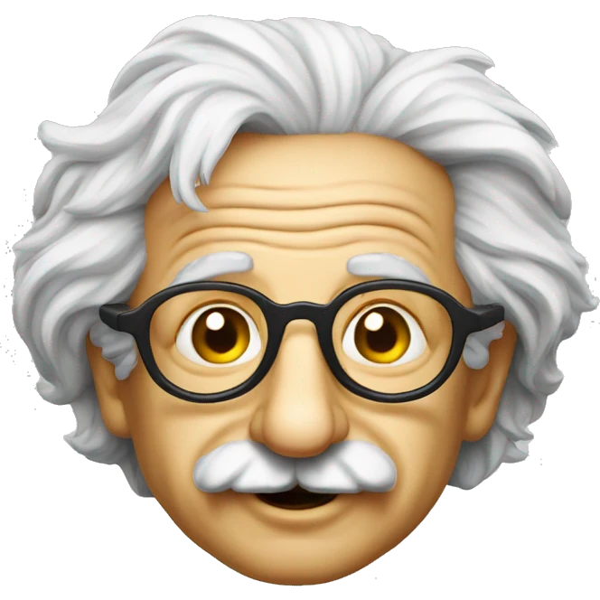 albert einstein sun glasses emoji