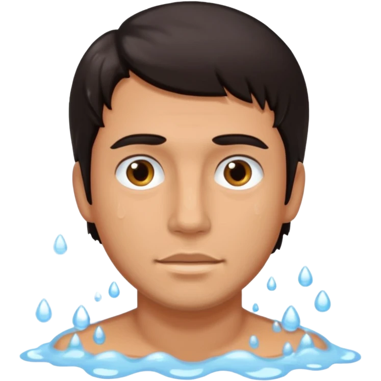 hair wash men  emoji