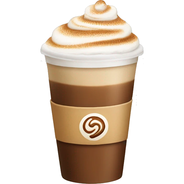 A cappuchino to go  emoji