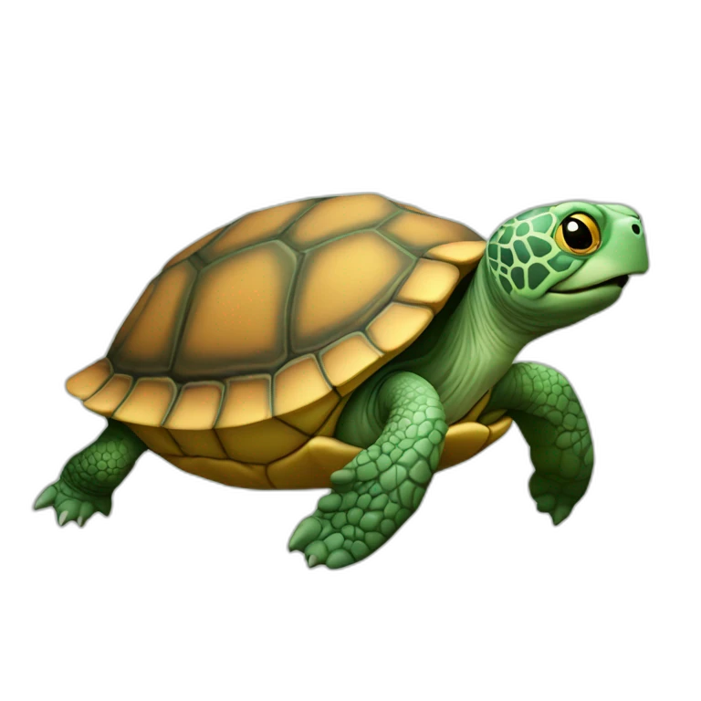 tortue sur tortue emoji