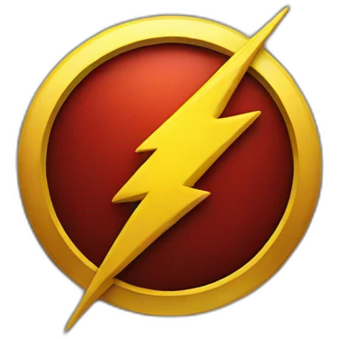 superhero the flash logo emoji