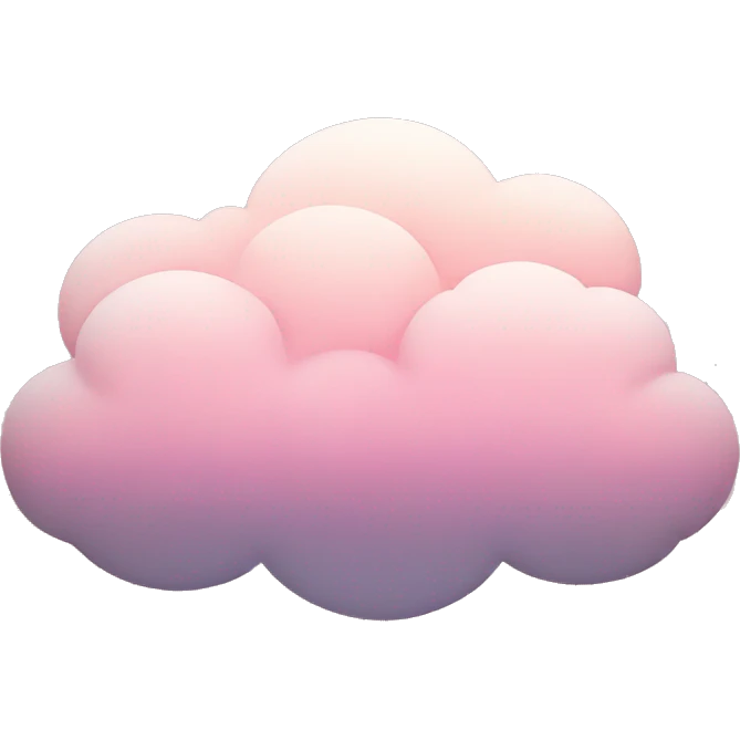 light pink cloud sunset emoji