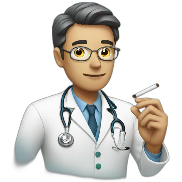 Doctor smoking  emoji