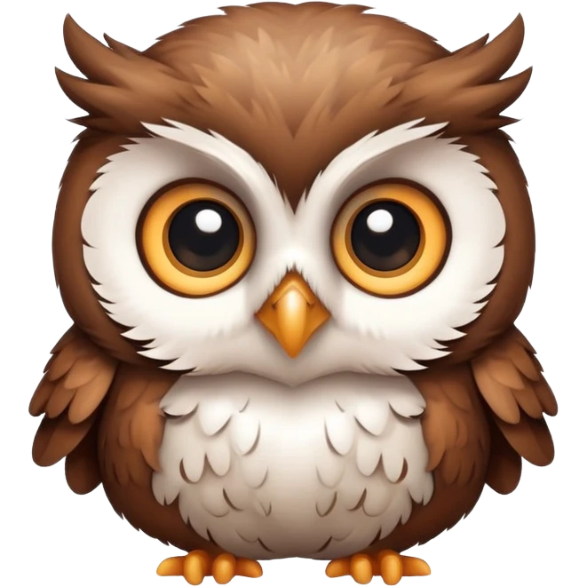 cute baby owl emoji