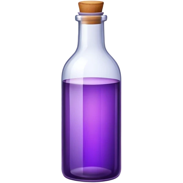 Garrafa roxa emoji