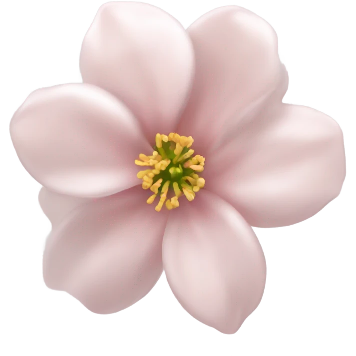 Light pink flower emoji