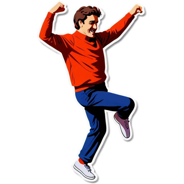 Man dancing  emoji
