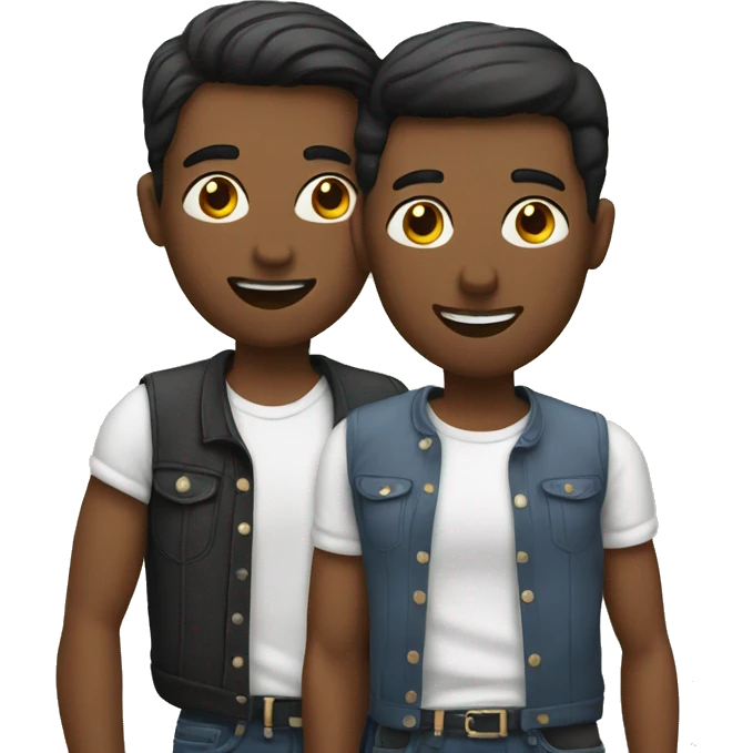 gay man couple emoji