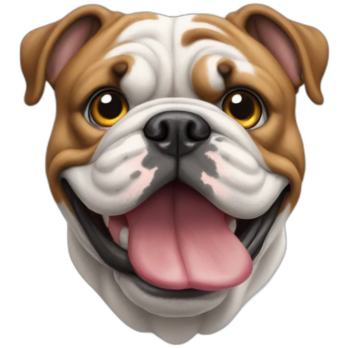English bulldog emoji