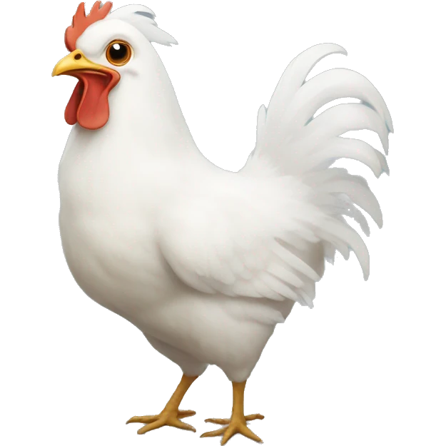 chicken ghost emoji