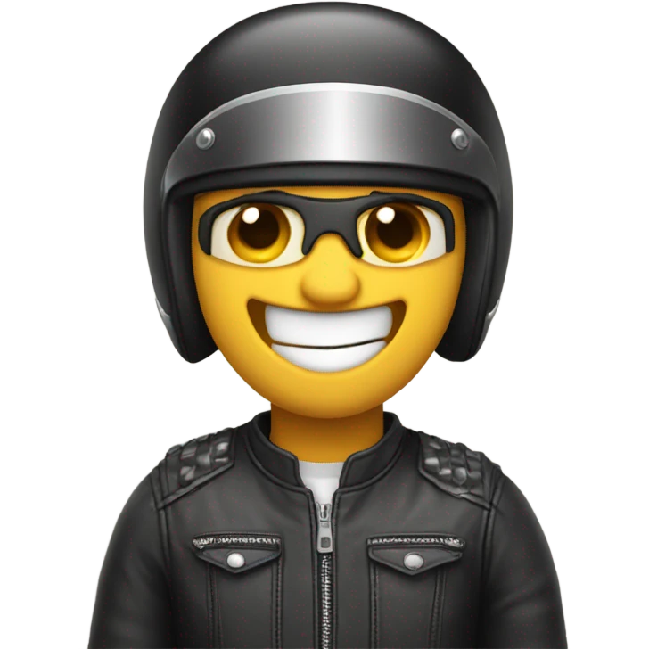 biker emoji Smiling face with hearts emoji
