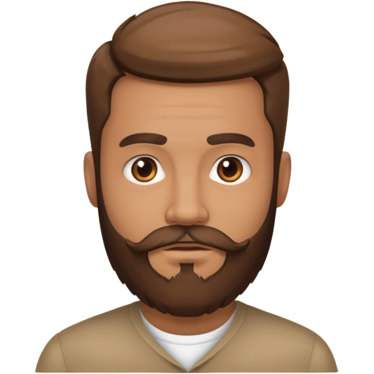 different beard emoji