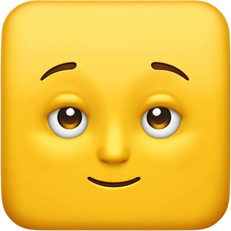 A yellow emoji side eyeing  emoji
