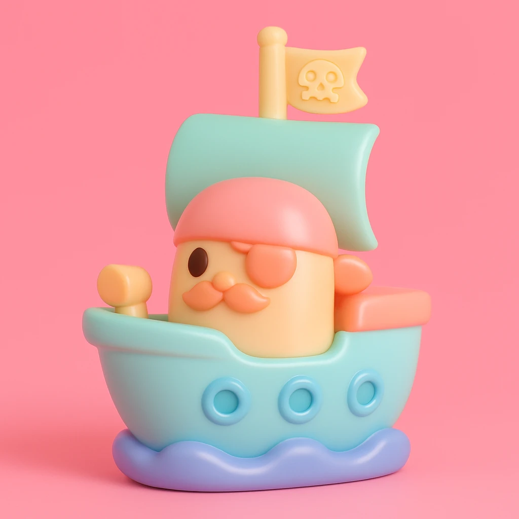 pirate ship emoji