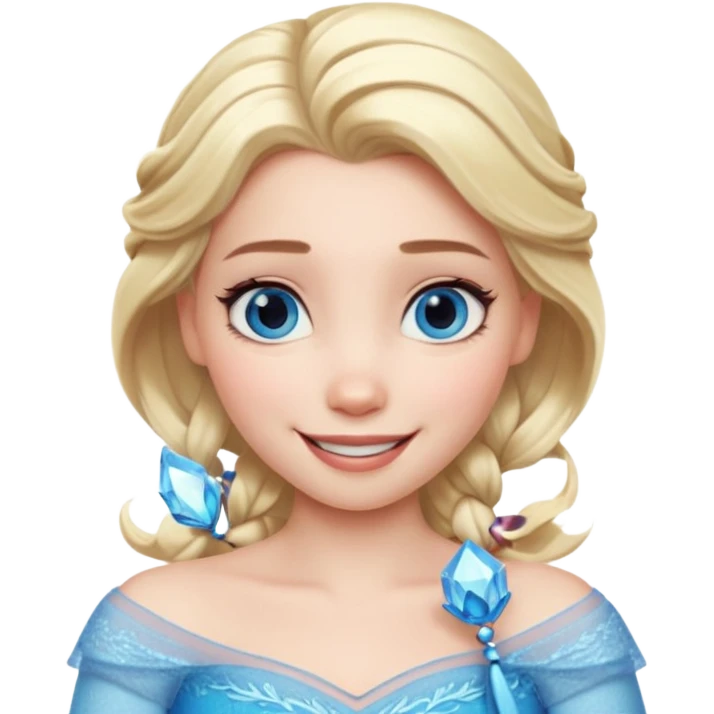 elsa frozen disney emoji