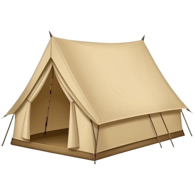 unfolded tent emoji