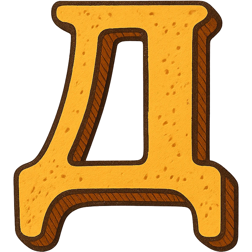 Д in the style of the provided example emoji