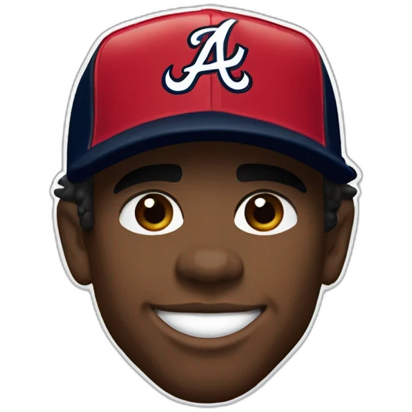 Ronald Acuna Atlanta Braves home run emoji