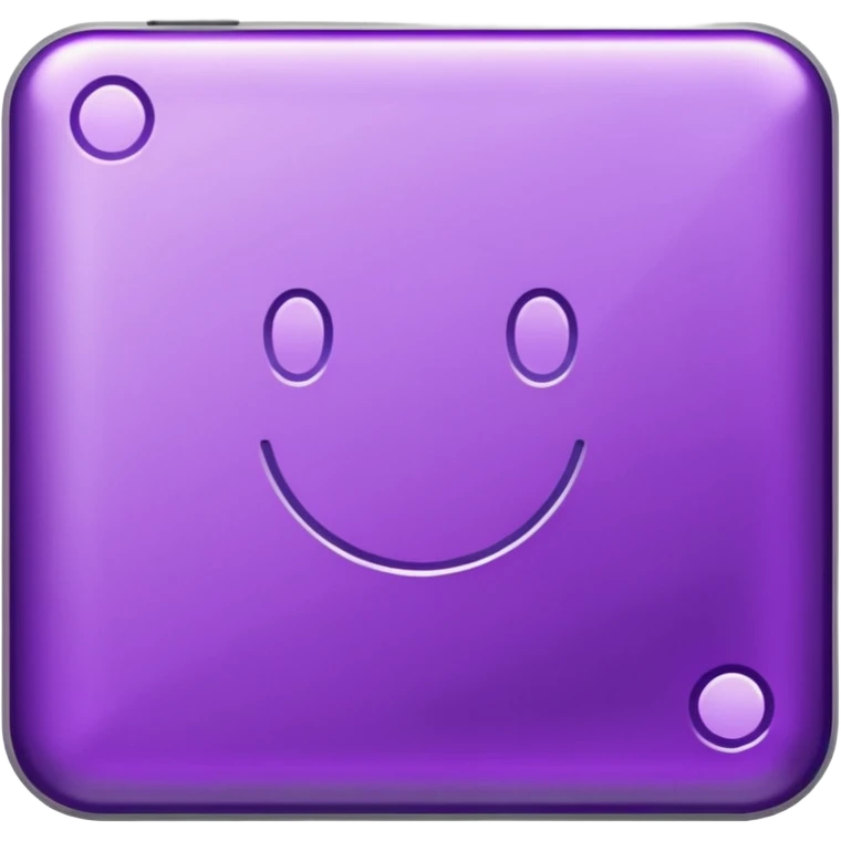 glitter purple tablet emoji