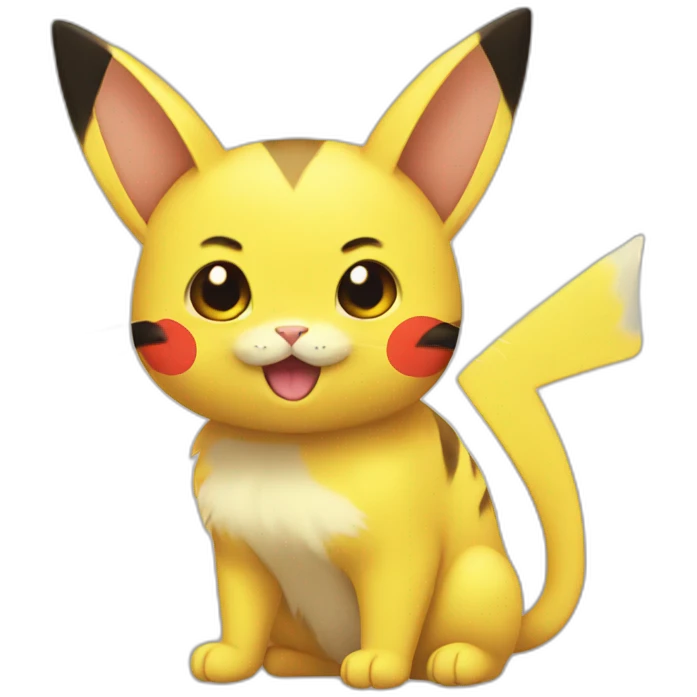 cat pikachu emoji