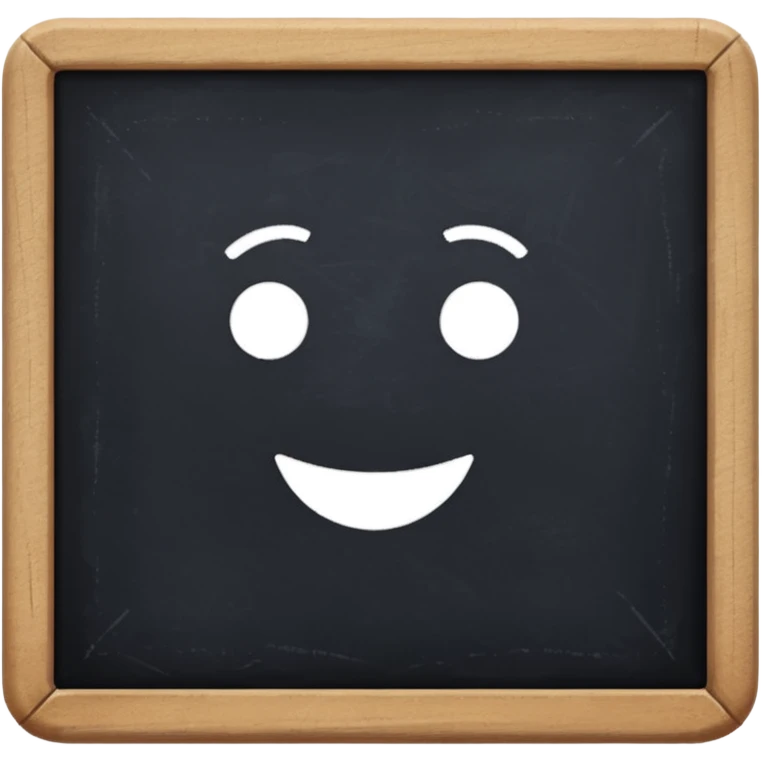 chalk board emoji