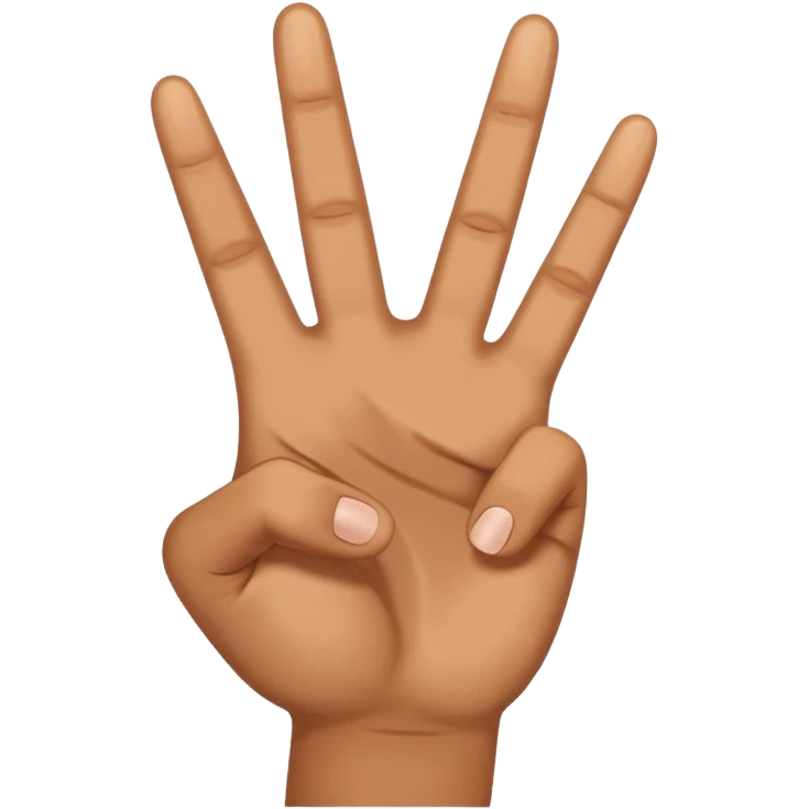 A hand make c emoji