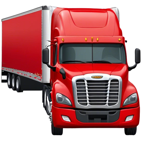 Cattle Truck - Freightliner Cascadia (Model Year: 2021) (Iconic colour: Red) emoji
