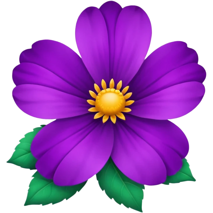 purple flower emoji