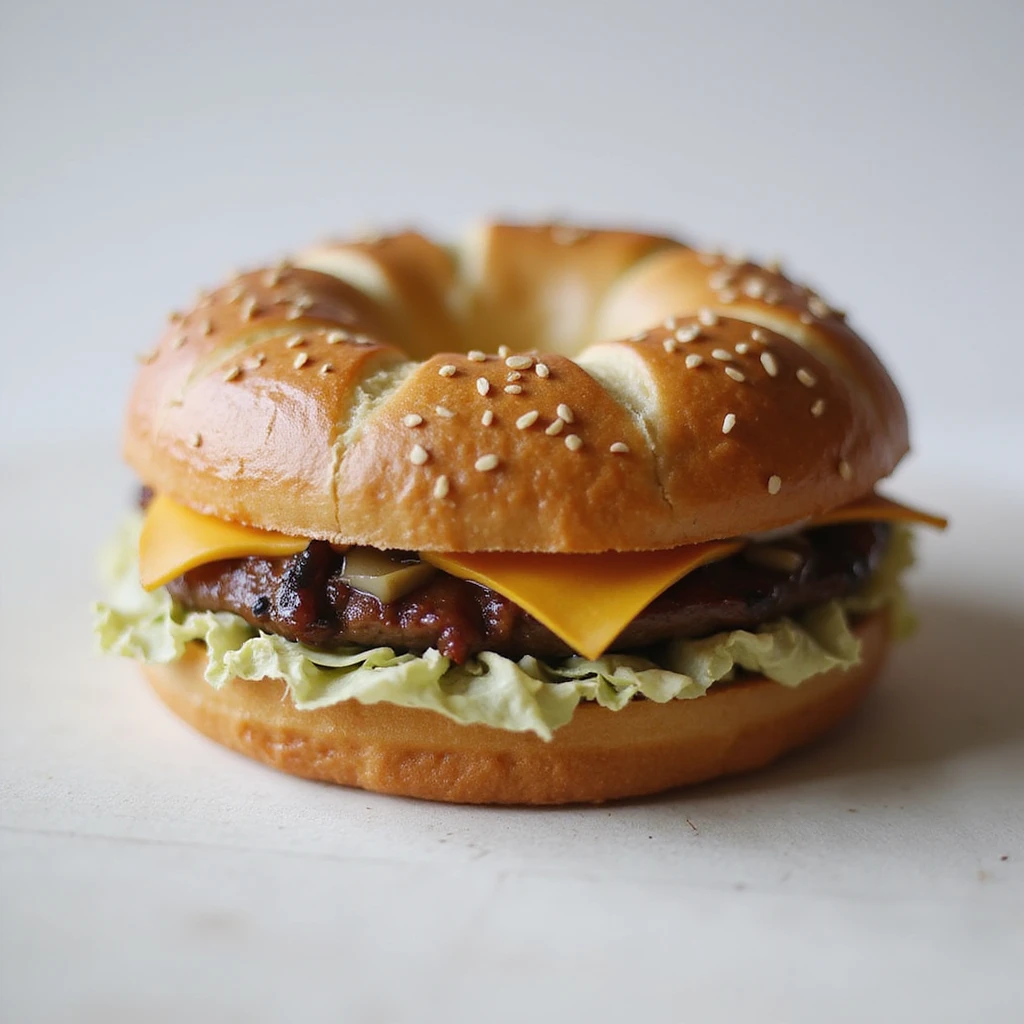 realistic bagel emoji
