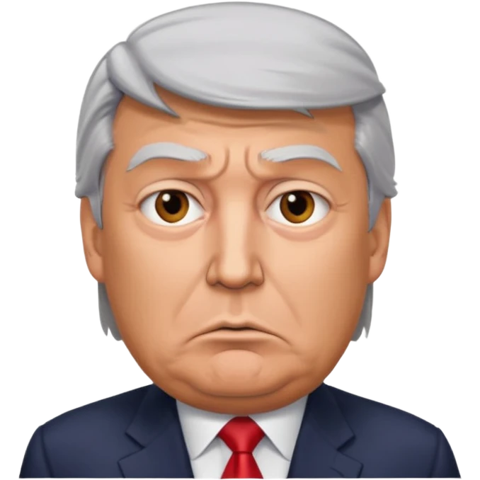 donald trump doesn't agree emoji