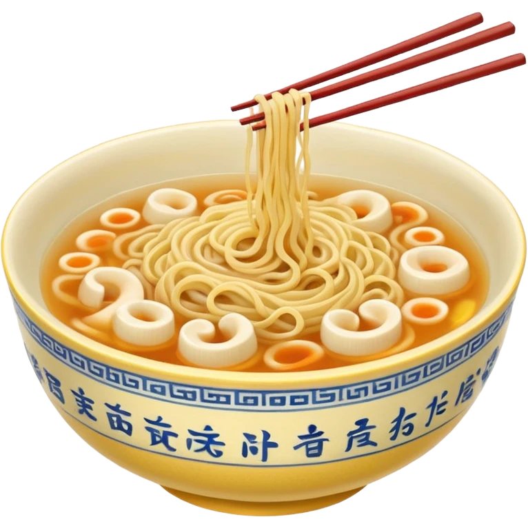 single bowl of noodles for one person emoji