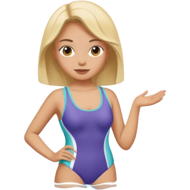 Женщина в купальнике emoji