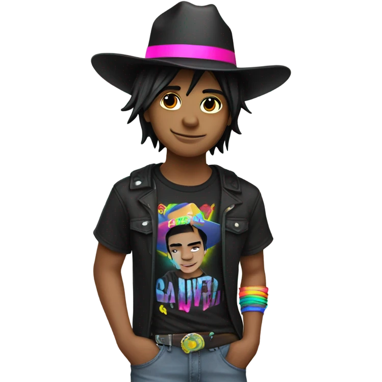 Emo raver country boy  emoji