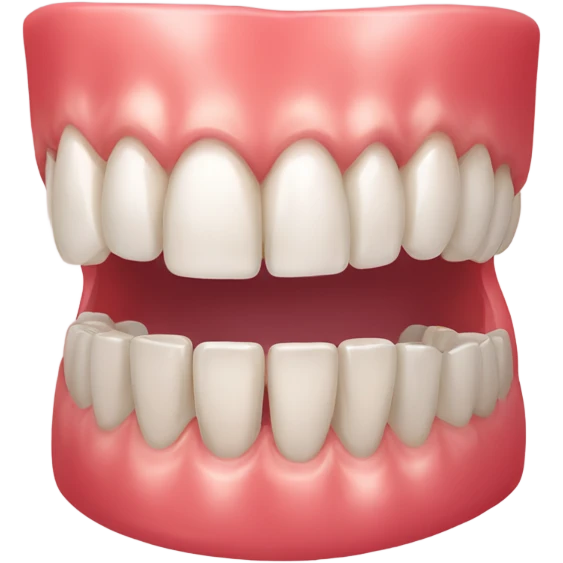 A pair of false teeth  emoji