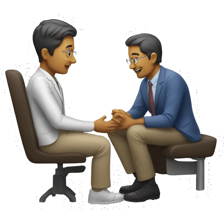 Psychologist meeting emoji