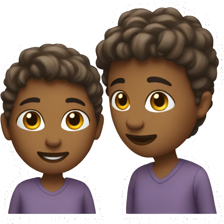 two people chat emoji