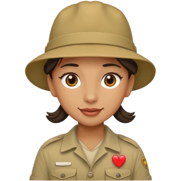 safari operator with heart eyes emoji