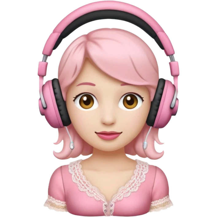 coquette emoji headphones only emoji