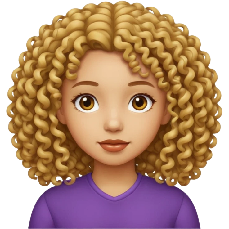 give her more curly hair emoji