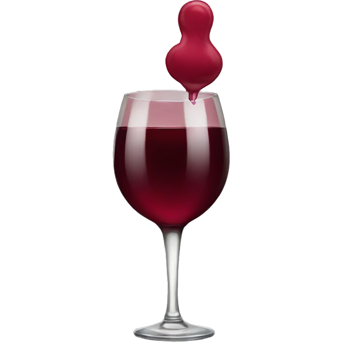 wine red birthday emoji