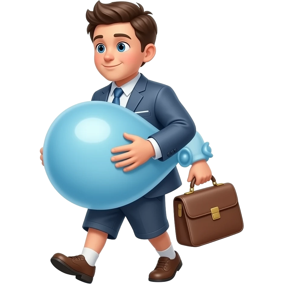 Zrób chłopak 9 latek bardzo bardzo ogromnym brzuchem jak bardzo ogromny balon i idzie do pracy i głaszcze jedną ręką swój brzuch emoji