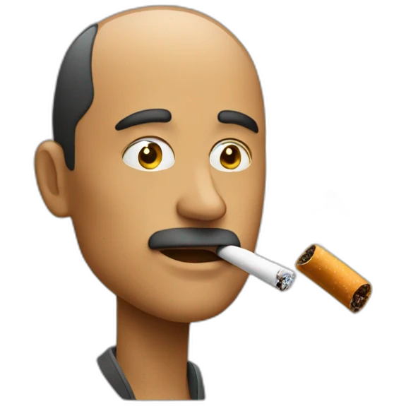 Man smoking  emoji