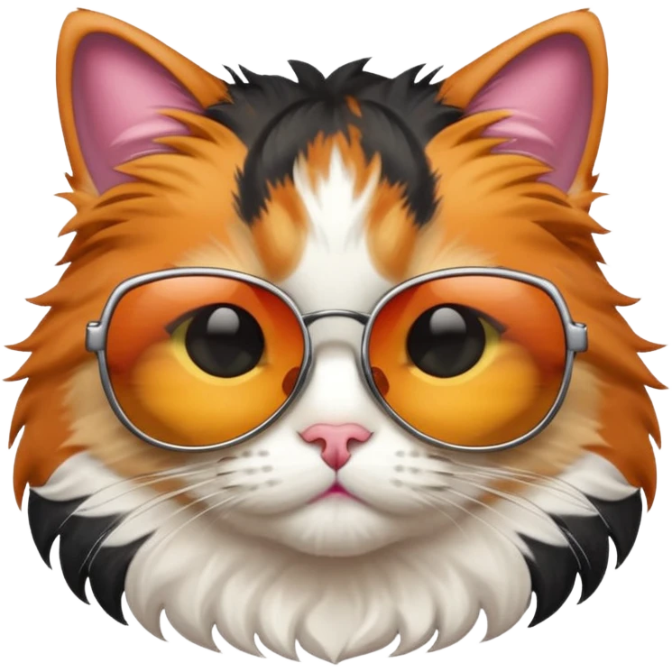 Cat wearing sunglasses emoji