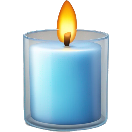Candle in glass emoji