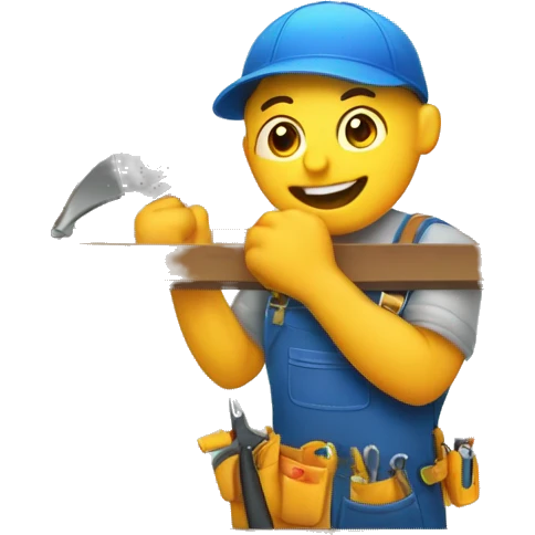 repairman repairing a window emoji