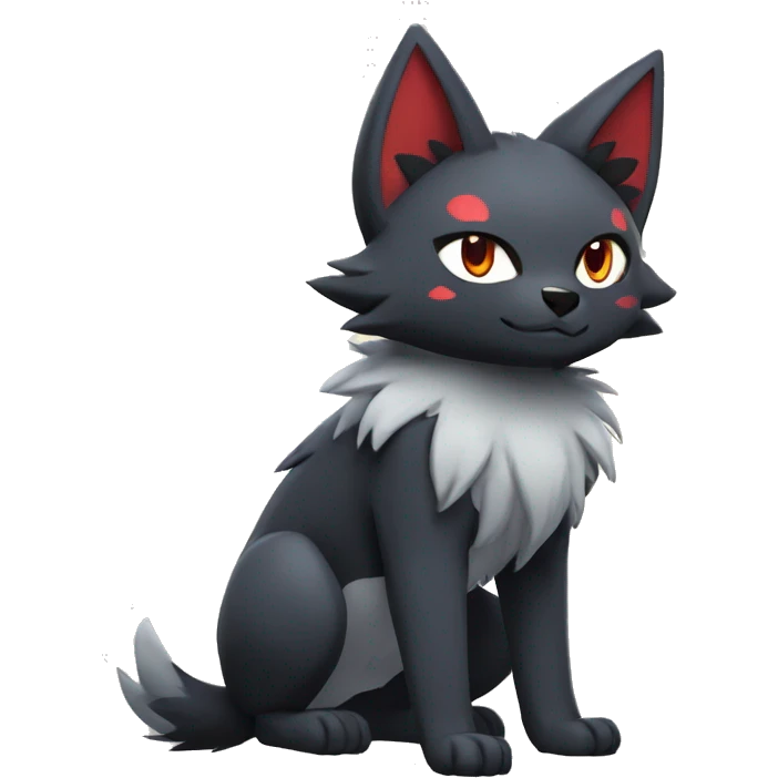 Litten-Mightyena-Zorua full body emoji