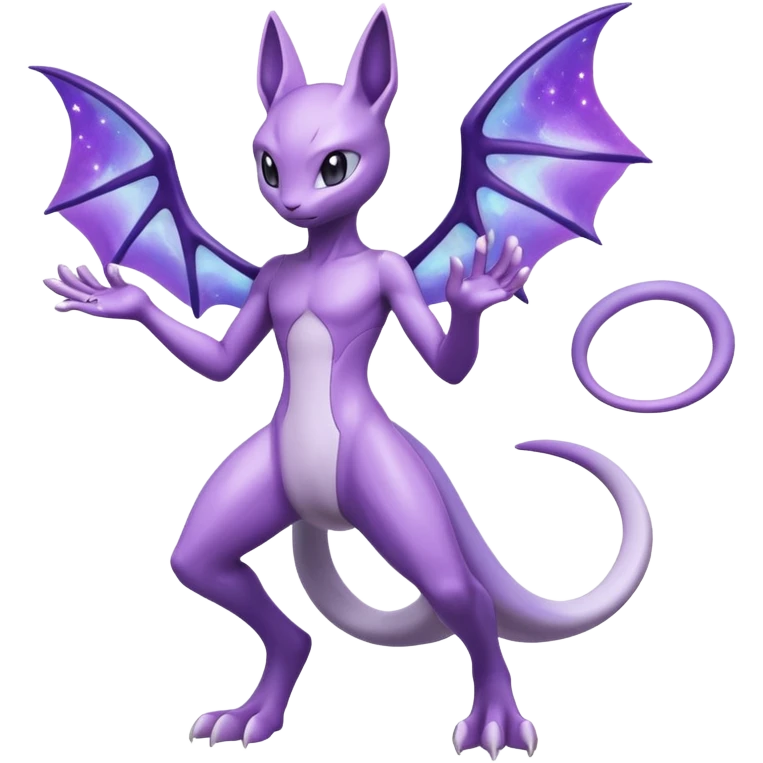 Mewtwo-Lunala-Fakémon-hybrid-creature (full body)  emoji
