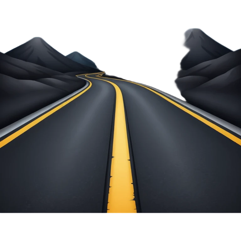 Road at night time emoji